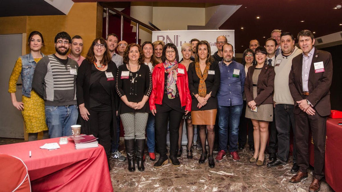 Un momento del encuentro celebrado la pasada semana en el hotel Senator de Lleida.