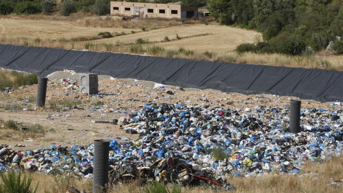 Les instal·lacions de l’abocador de la Granadella.