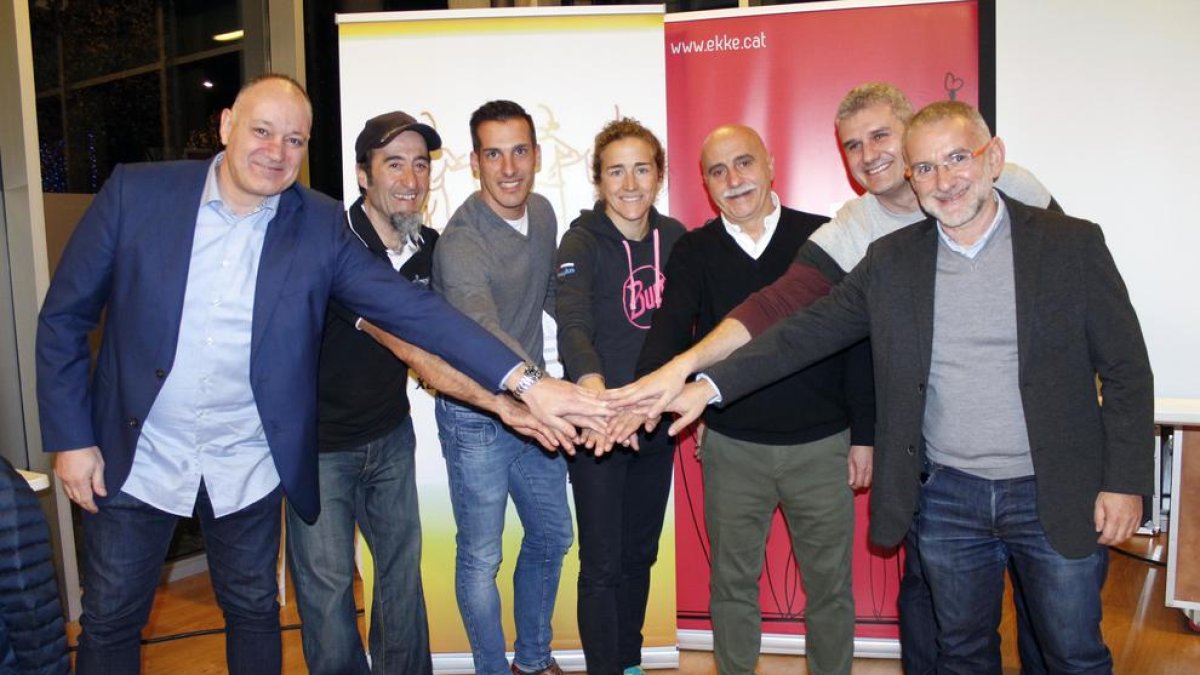 Los ponentes y organizadores de las Masterclass que tienen lugar en el complejo Ekke.