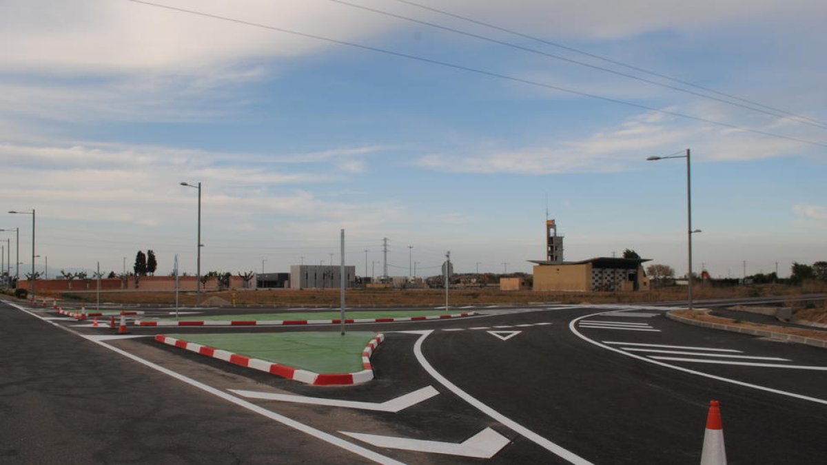 El tram construït del Vial Nord.