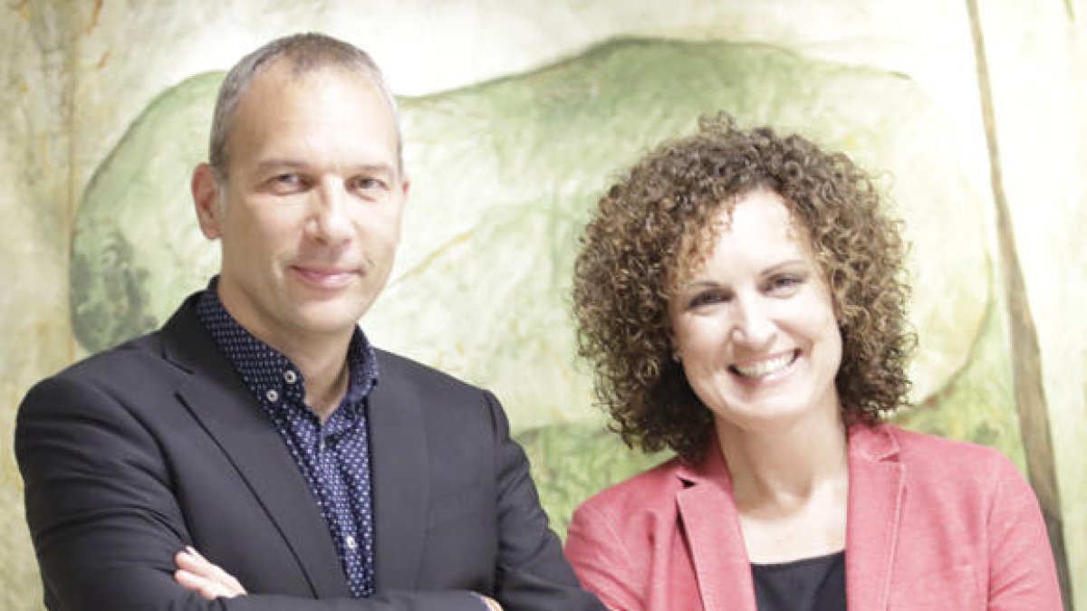 David Bassa y Carolina Gili, ayer en las instalaciones de SEGRE.
