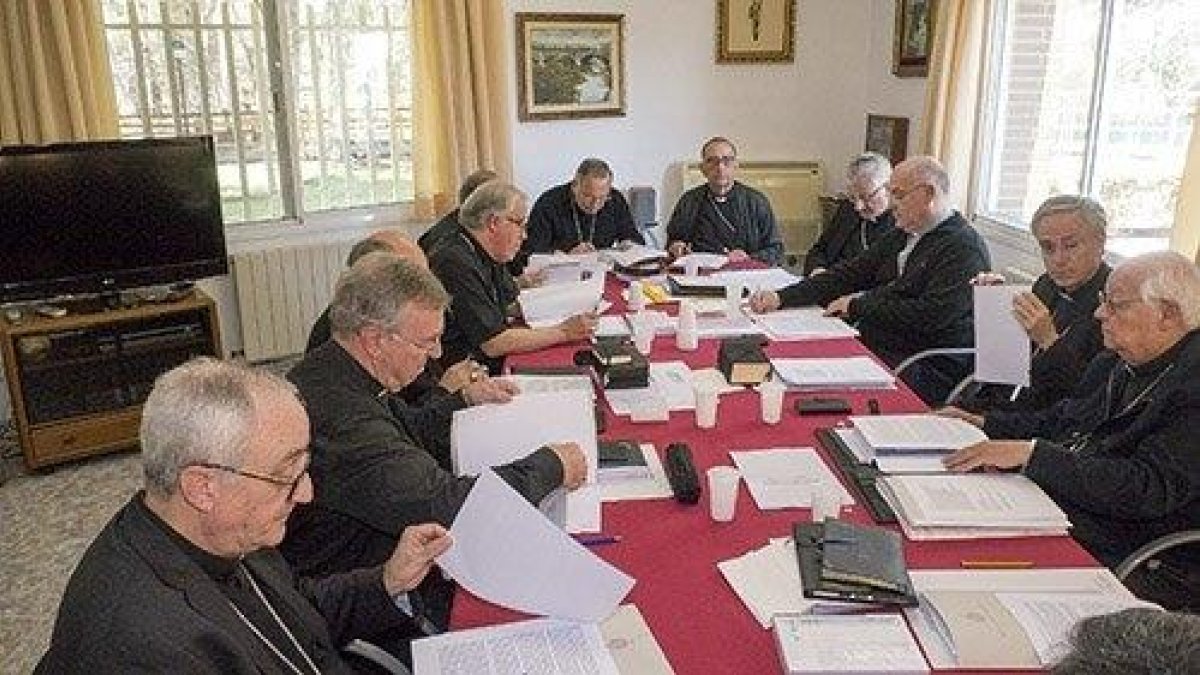 Imagen de la reunión de la Conferencia Episcopal Tarraconense