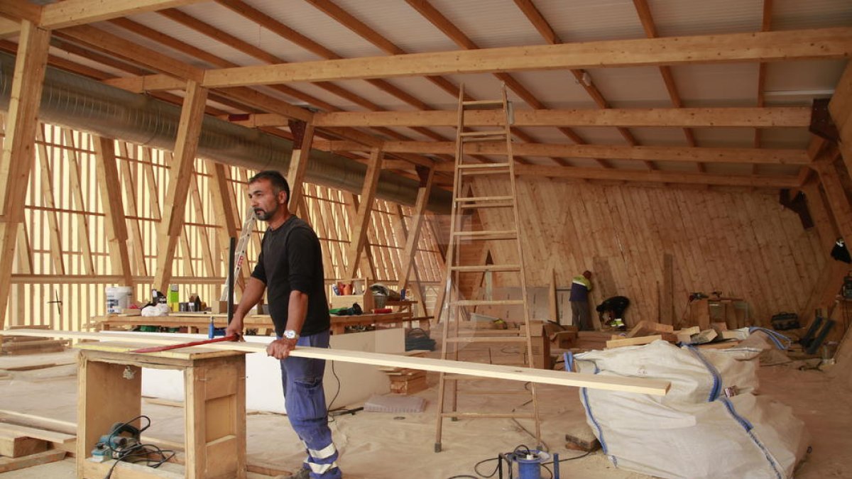 Obres per a l'espai de 'coworking' a Cavallers