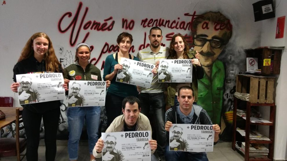 Organitzadors de les activitats ‘+ Pedrolo’ aquest mes d’abril i maig a Tàrrega.