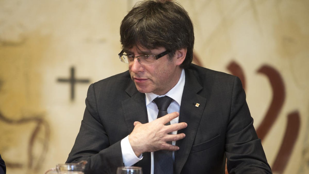 Imagen del president de la Generalitat, Carles Puigdemont.