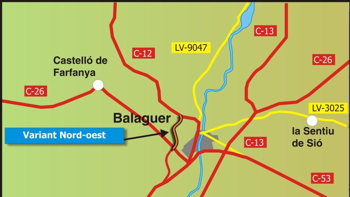Inicien les obres de la variant nord-oest de Balaguer