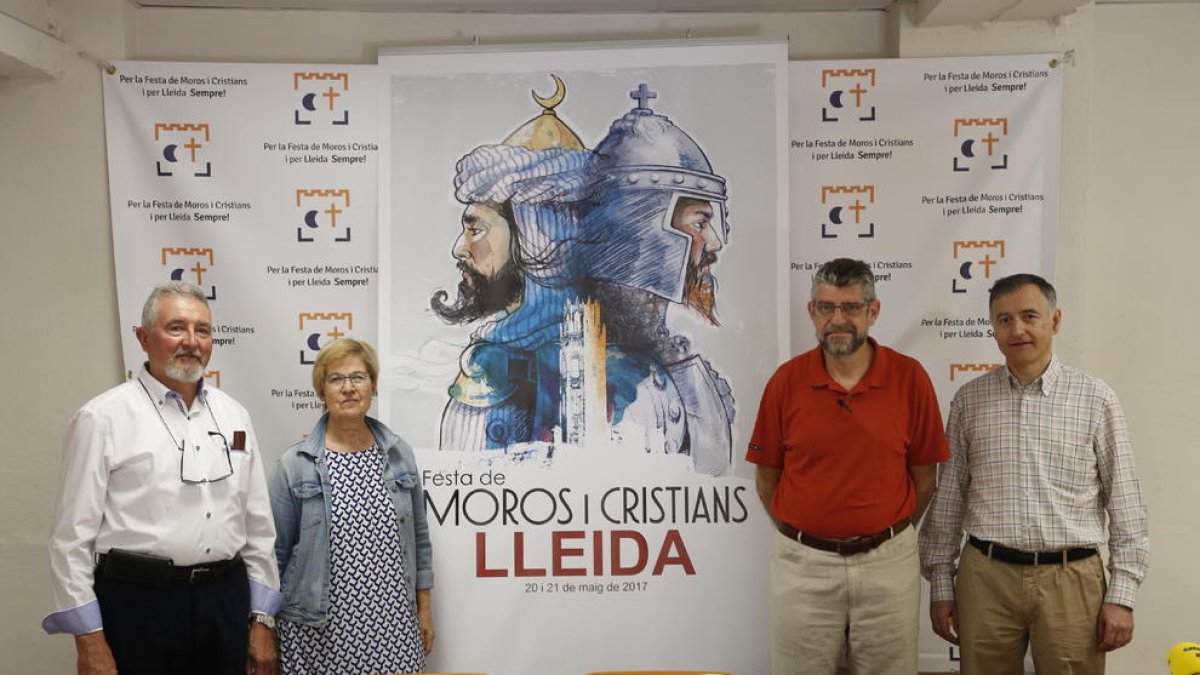 Presentación de la fiesta, ayer, en la sede de la entidad.