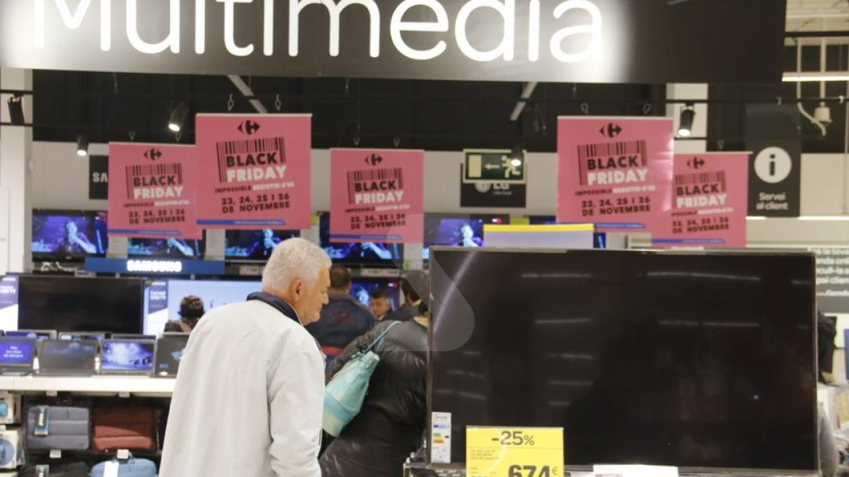 Imatge d'un comerç de Lleida la setmana passada.