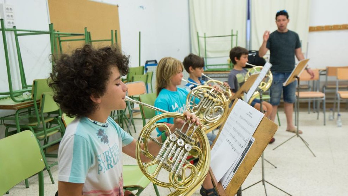 Una classe del curs de música de l’edició de l’estiu passat.