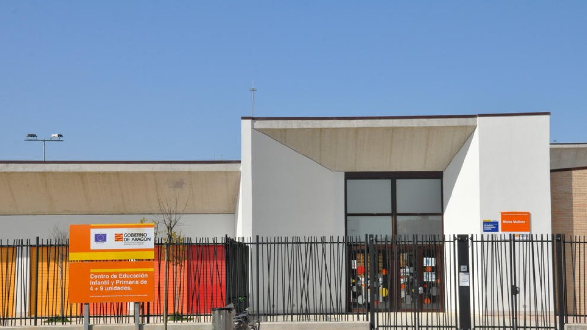 El colegio María Moliner o Fraga 3 abrió sus puertas en 2015.