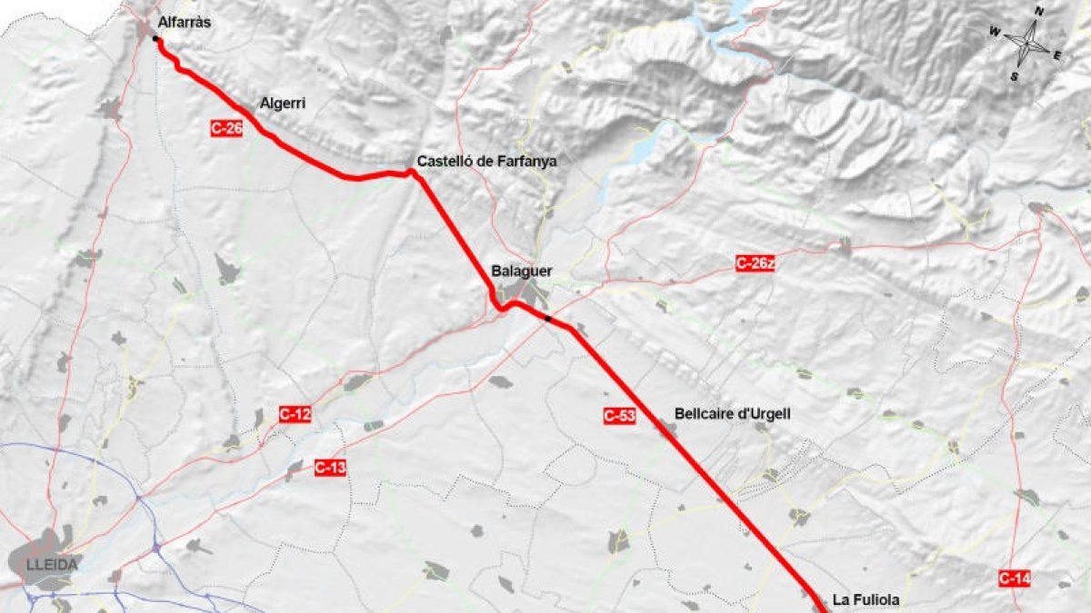 Liciten les obres per millorar les travessies entre Anglesola i Algerri