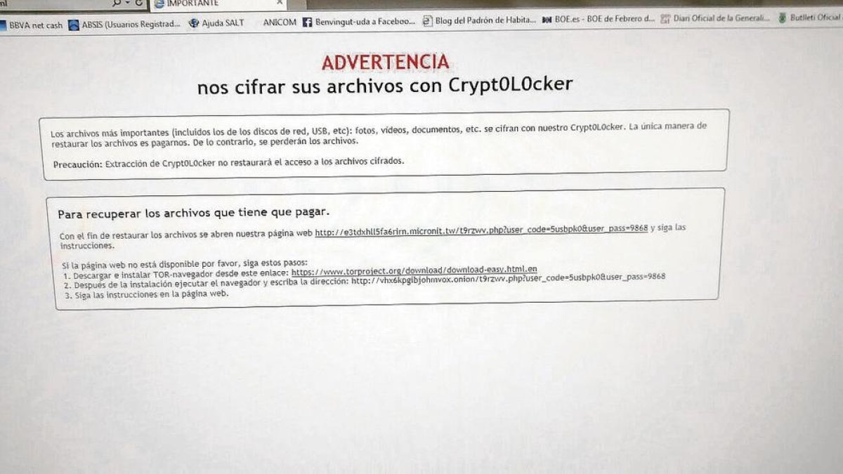 Cryptolocker, mentiras y chantaje