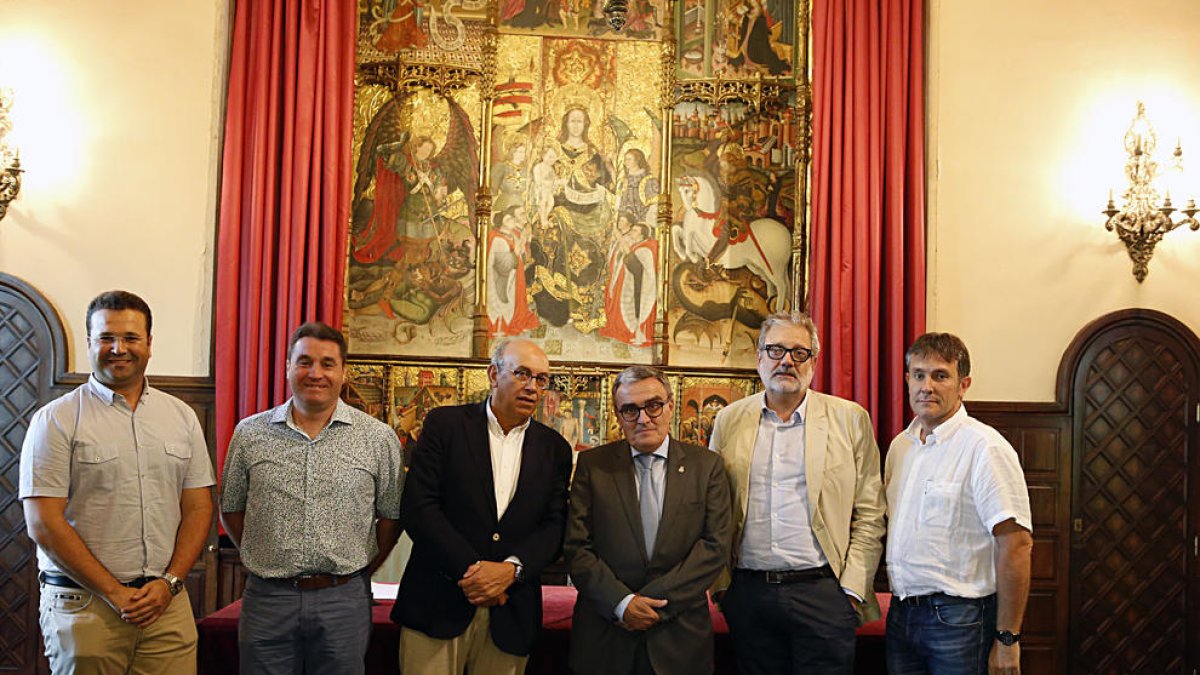 El conveni entre les dos institucions es va materialitzar ahir.