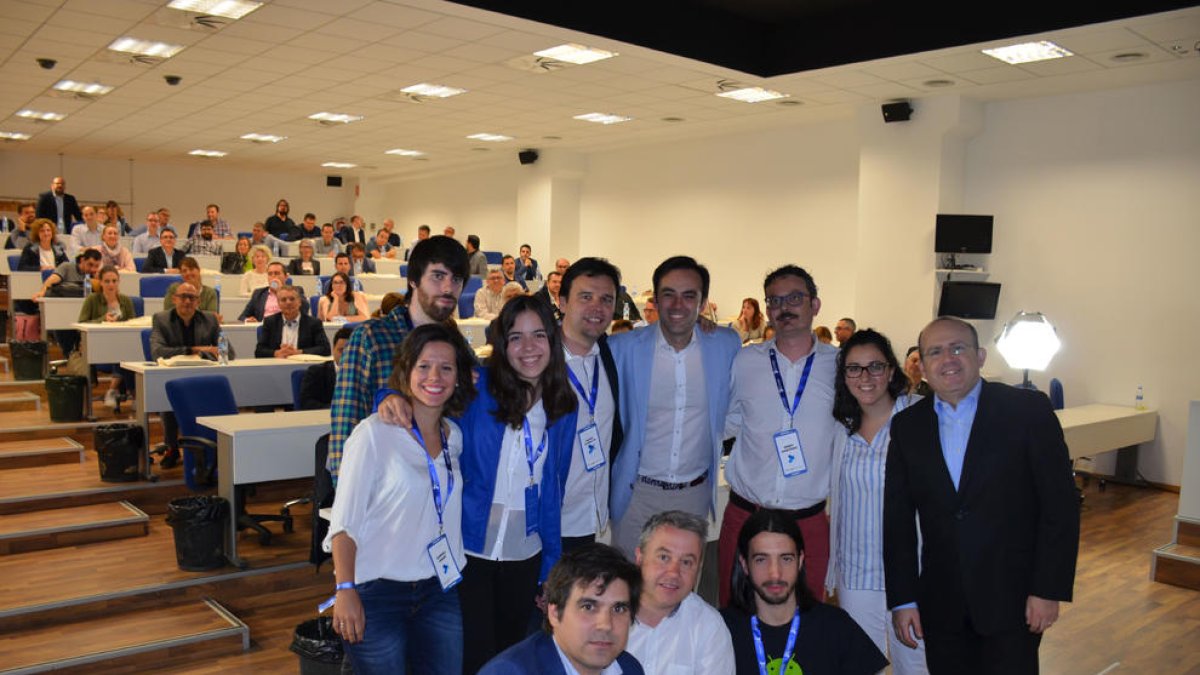 Participantes en el encuentro de El Palau d’Anglesola.