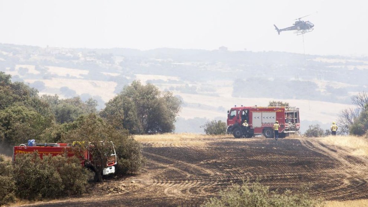 El incendio de La Donzell, el 24 de junio, fue causado por una máquina.