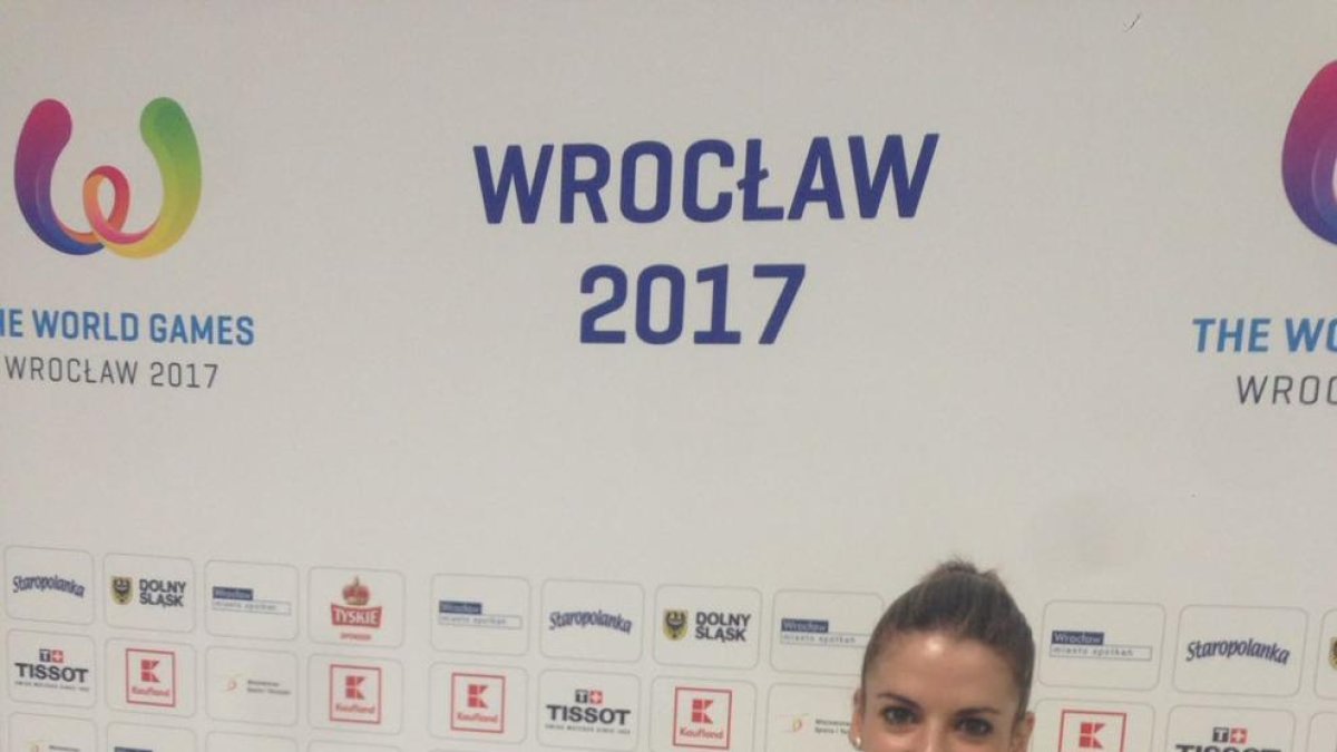 Mònica Gimeno, patinadora del CP Mollerussa Pla d’Urgell.