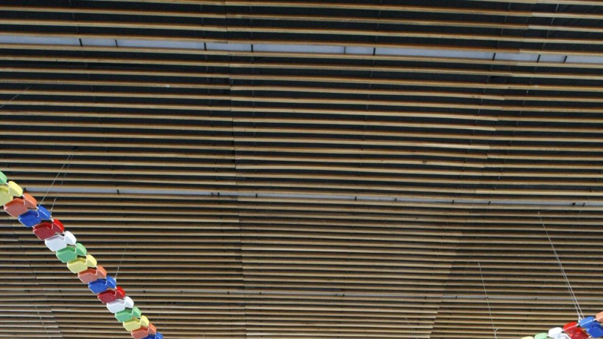 Imagen reciente del interior de la terminal de Alguaire.