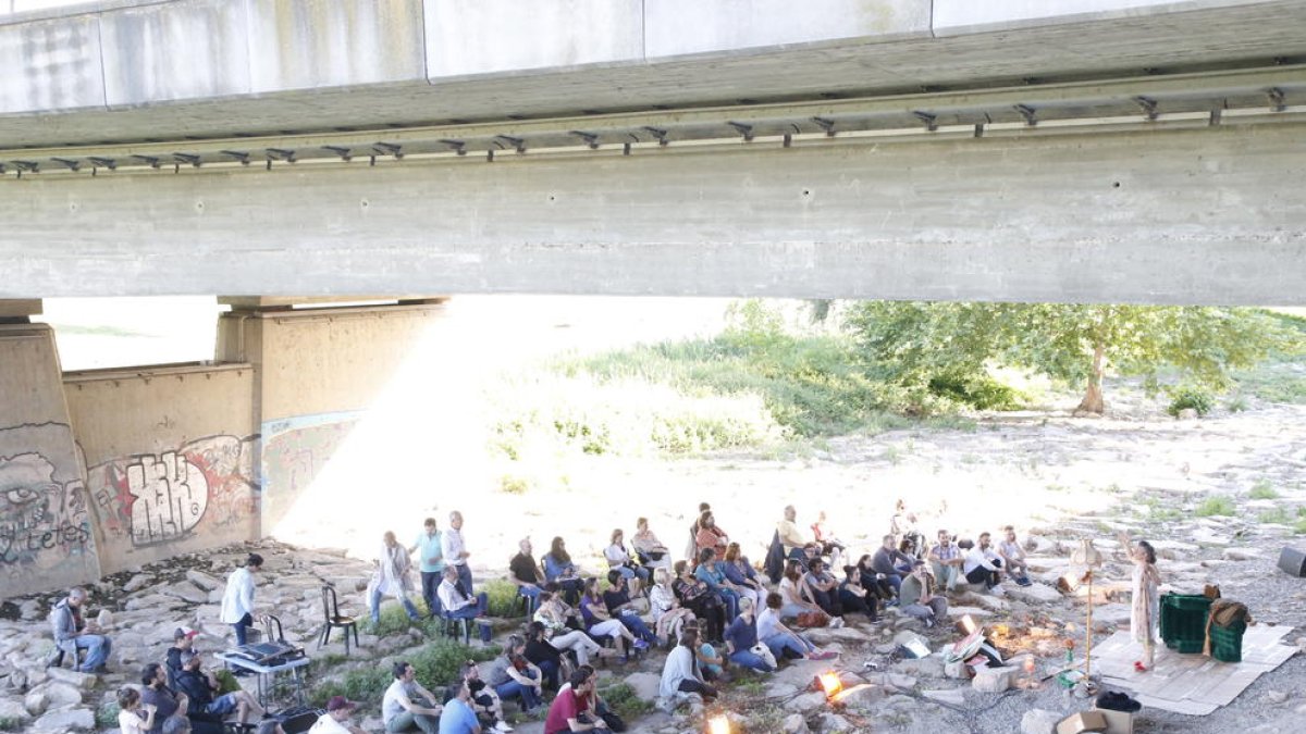 Un momento de la representación de ‘A mí no me escribió Tennessee Williams’.