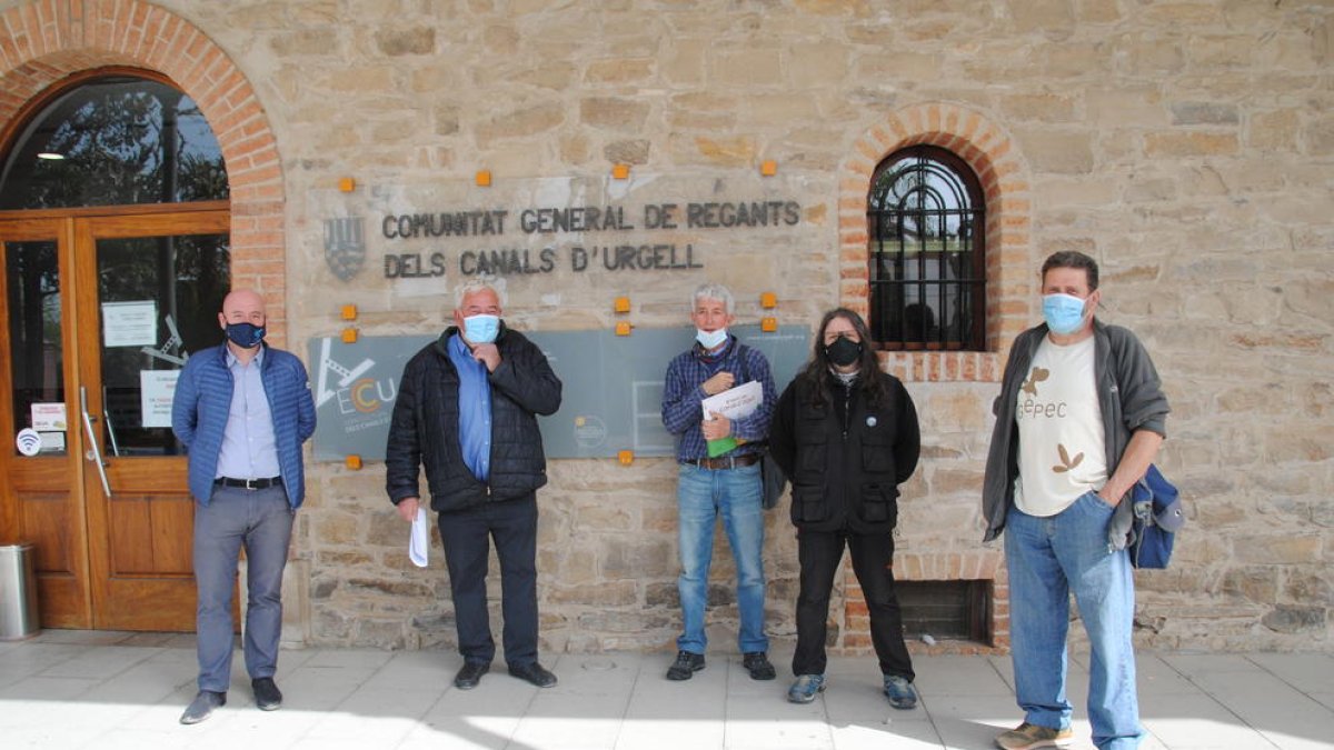 Joan Vázquez se reunió con la directiva de los Canals d’Urgell.