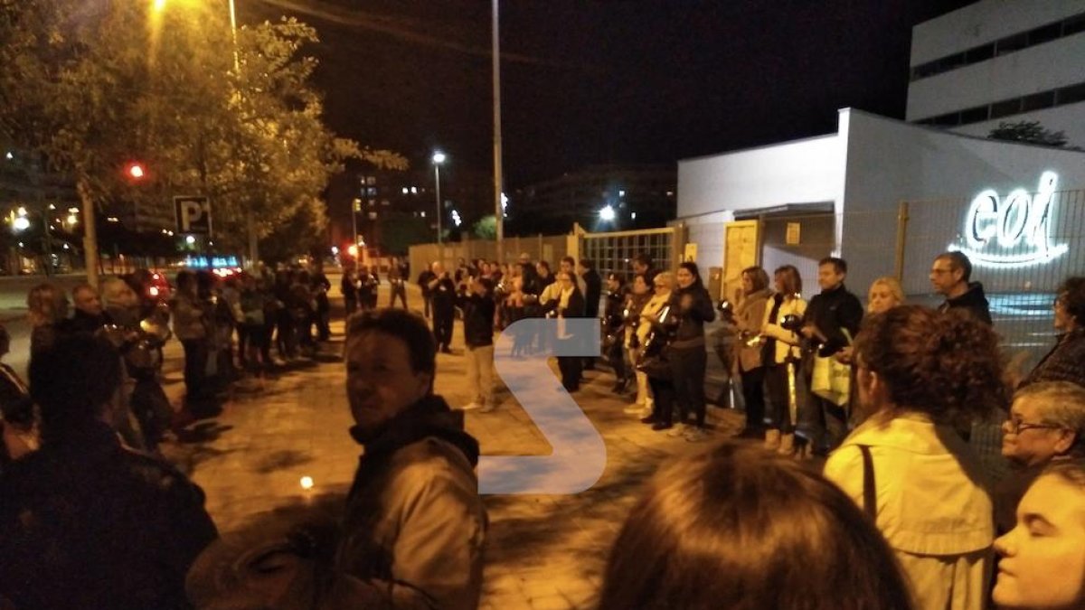 Protesta pels Jordis traient diners de bancs