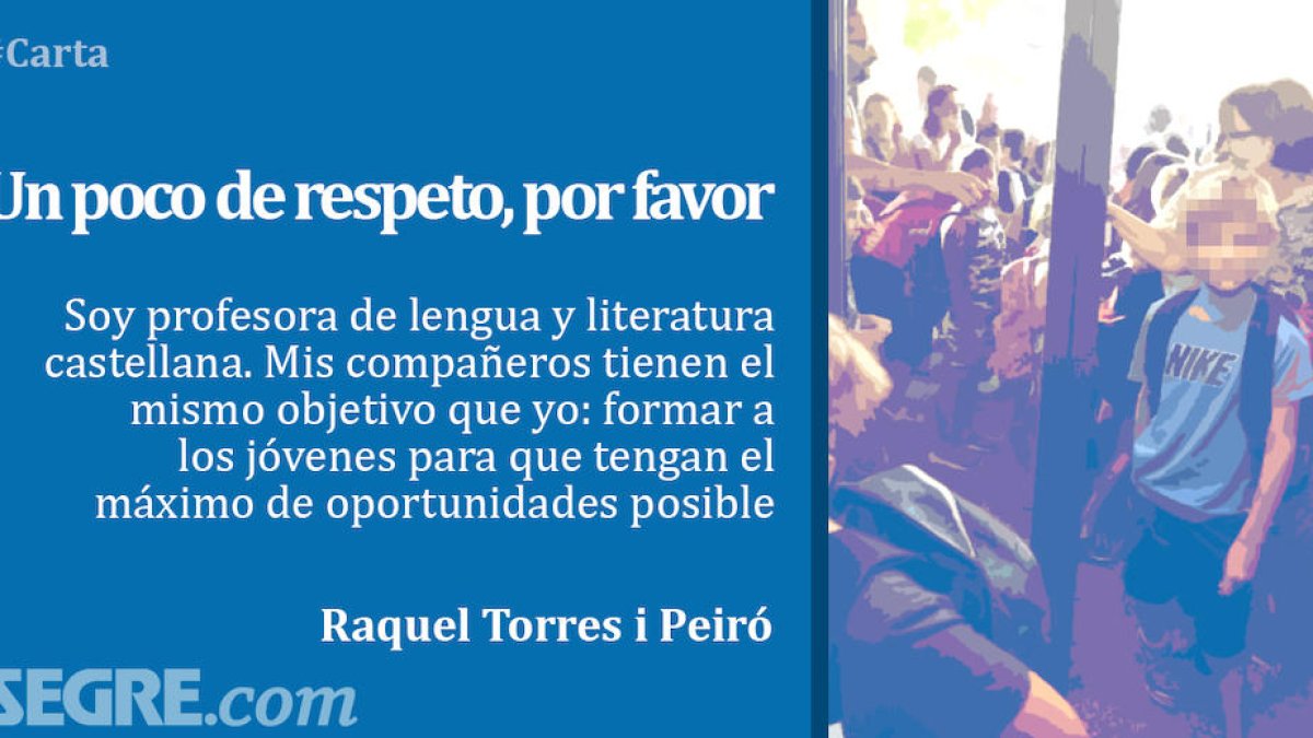 Un poco de respeto, por favor