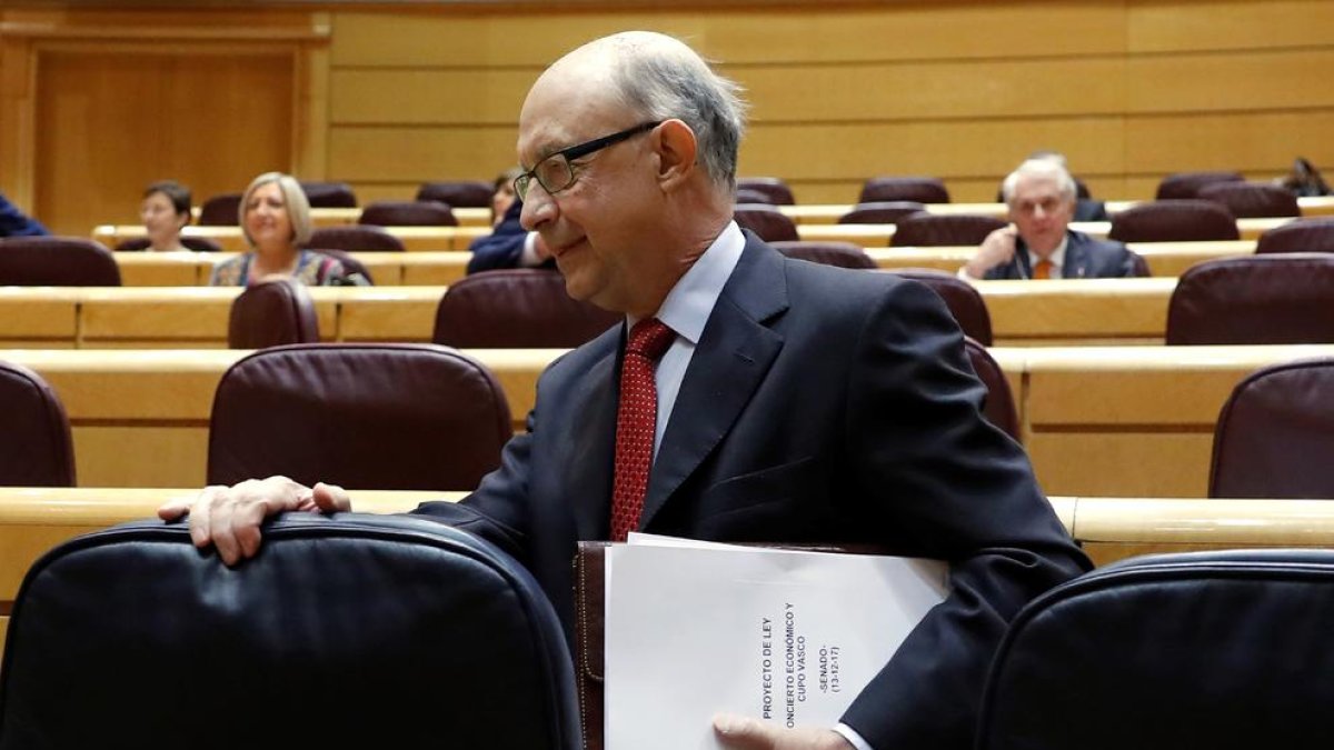 Imatge d’arxiu del ministre d’Hisenda, Cristóbal Montoro.
