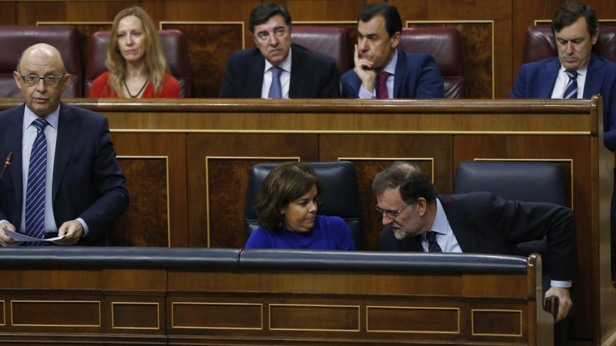 Montoro, en la compareixença al Congrés.