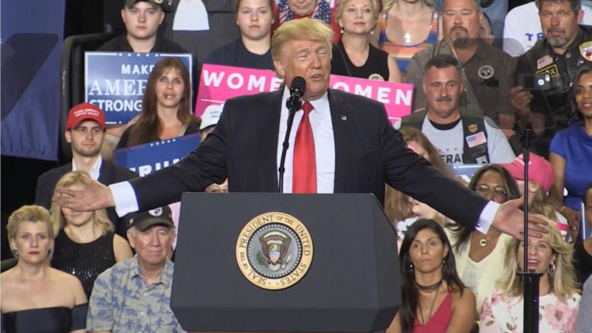 El president Donald Trump, al documental.