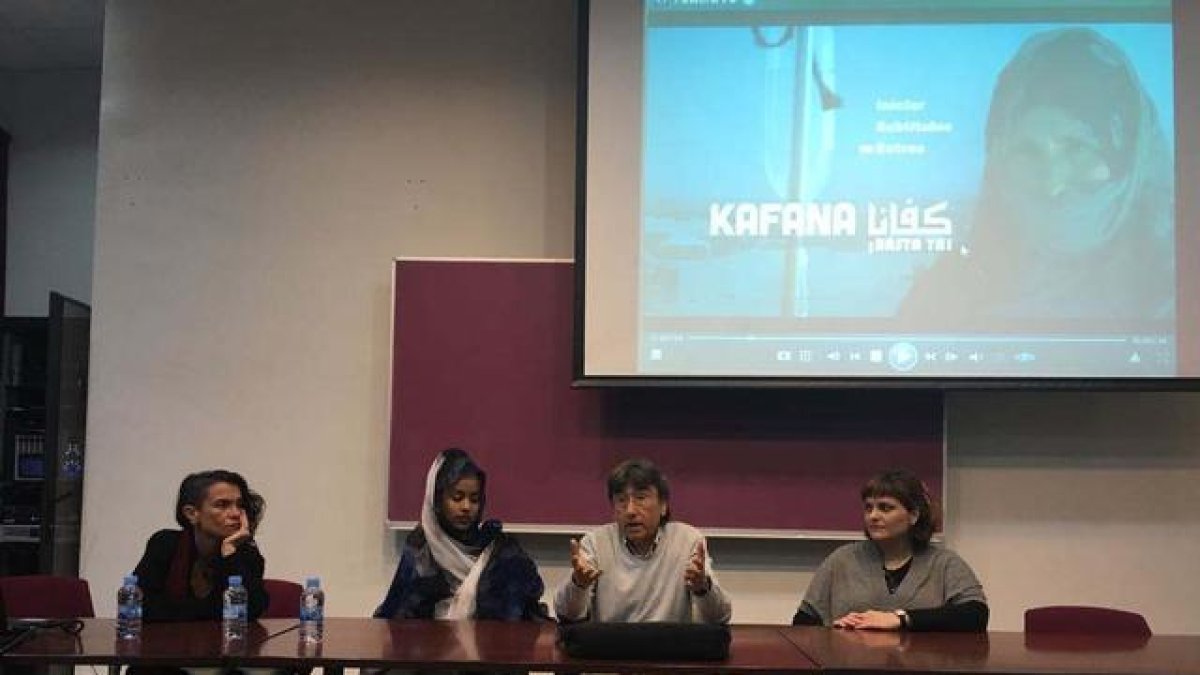 Col·loqui de la jornada ‘Haima per un Sàhara lliure’.