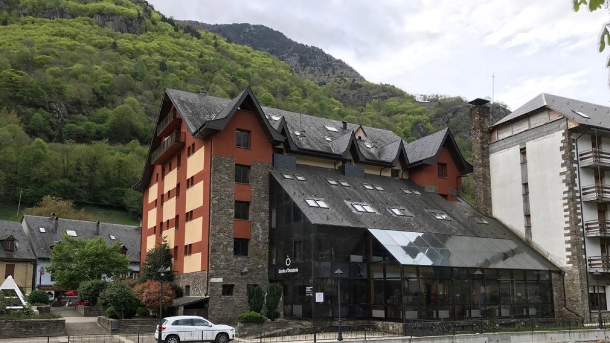 Imagen del edificio que acogerá la residencia asistida de Les.