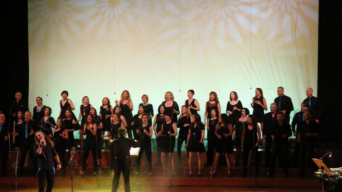La formació lleidatana en un dels seus concerts.
