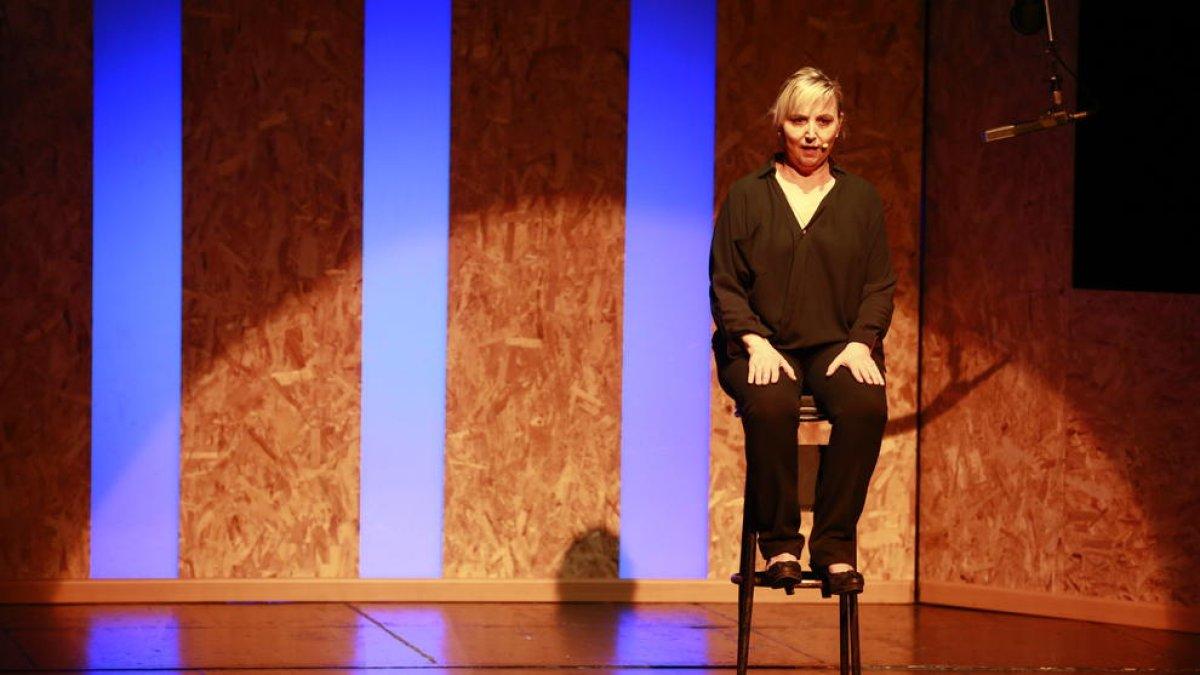 Un momento de la representación de la comedia ‘De passada’.