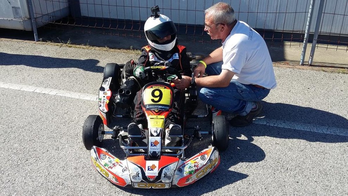 Quatre pilots lleidatans al Català de kàrting