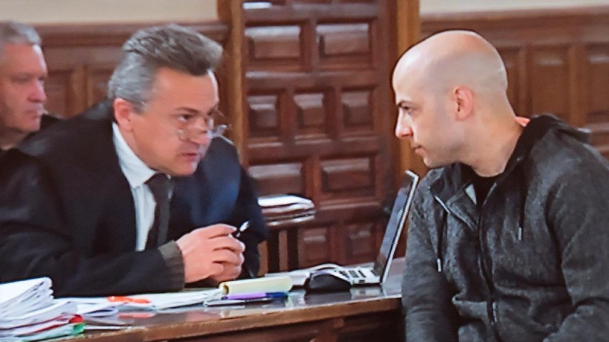 Sergio Morate, ahir, durant la segona jornada del judici.