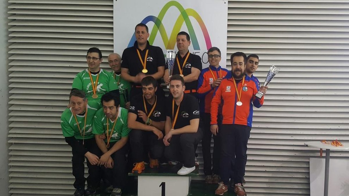 El Curling Val d’Aran, en lo más alto del podio del Campeonato de España de Segunda.