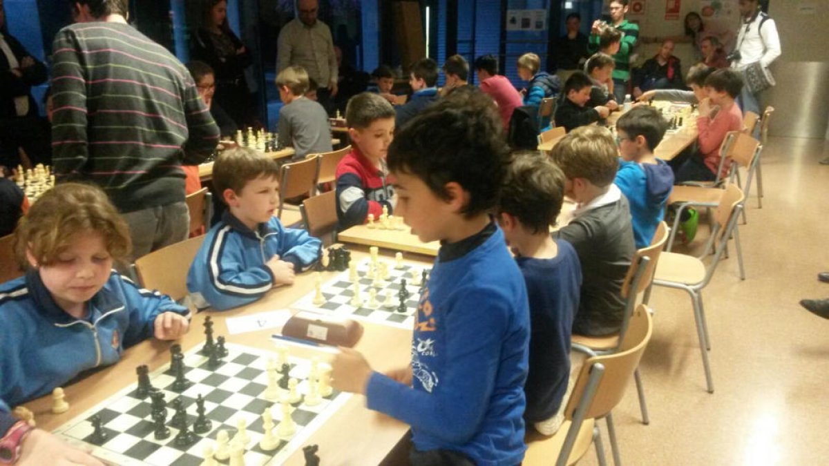 La Lliga Adejo d’escacs, amb 80 escolars