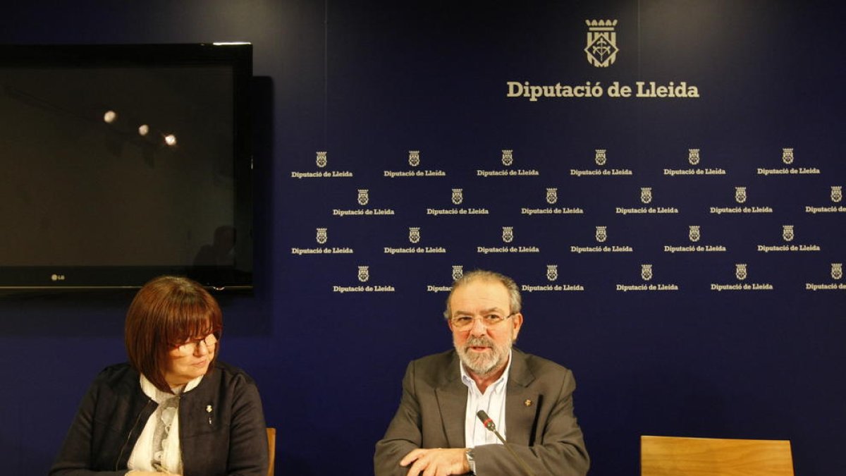 La presentació del projecte dels pressupostos del 2018, ahir a la Diputació.