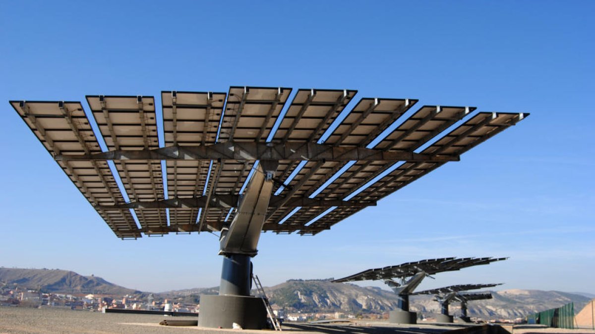 La planta solar de grans dimensions, que ja està instal·lada.