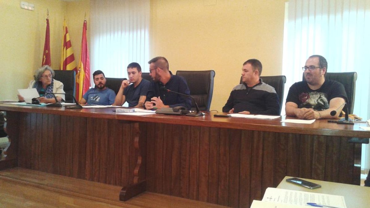Imatge del ple de l’ajuntament de Bossòst.