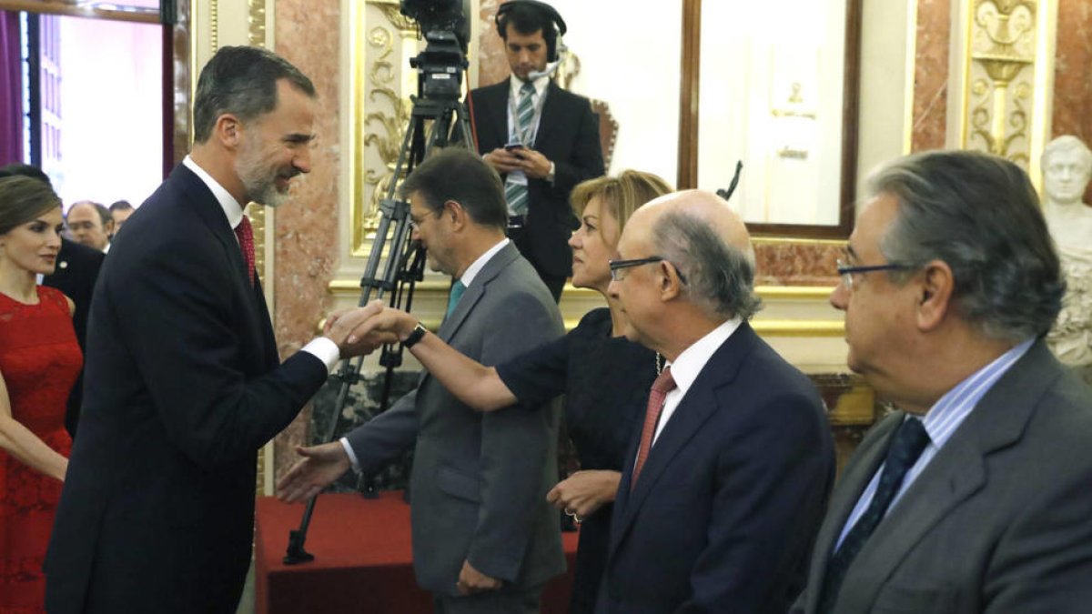 Un moment de la commemoració.