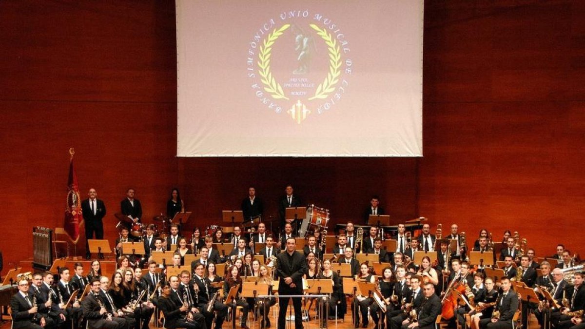 Imatge promocional de la Banda Simfònica Unió Musical de Lleida.