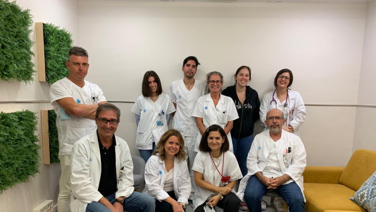 Equip d’Oncologia Radioteràpica de l’hospital Arnau.
