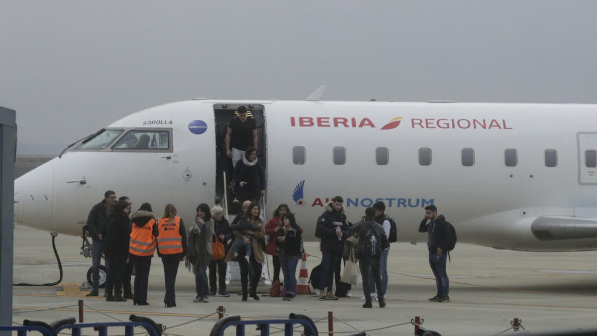 Imagen de archivo de un vuelo de Air Nostrum a Palma.