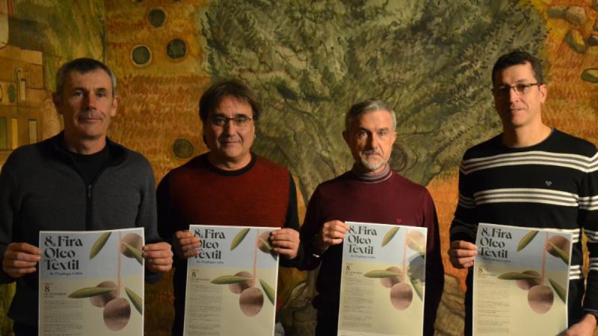 La presentación de la VIII Fira Oleotèxtil de L’Espluga Calba.