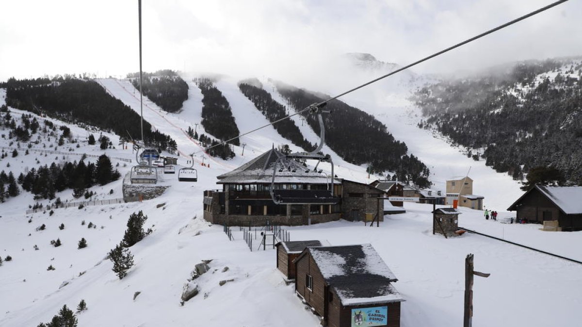 Imagen de archivo de la estación de Espot Esquí.