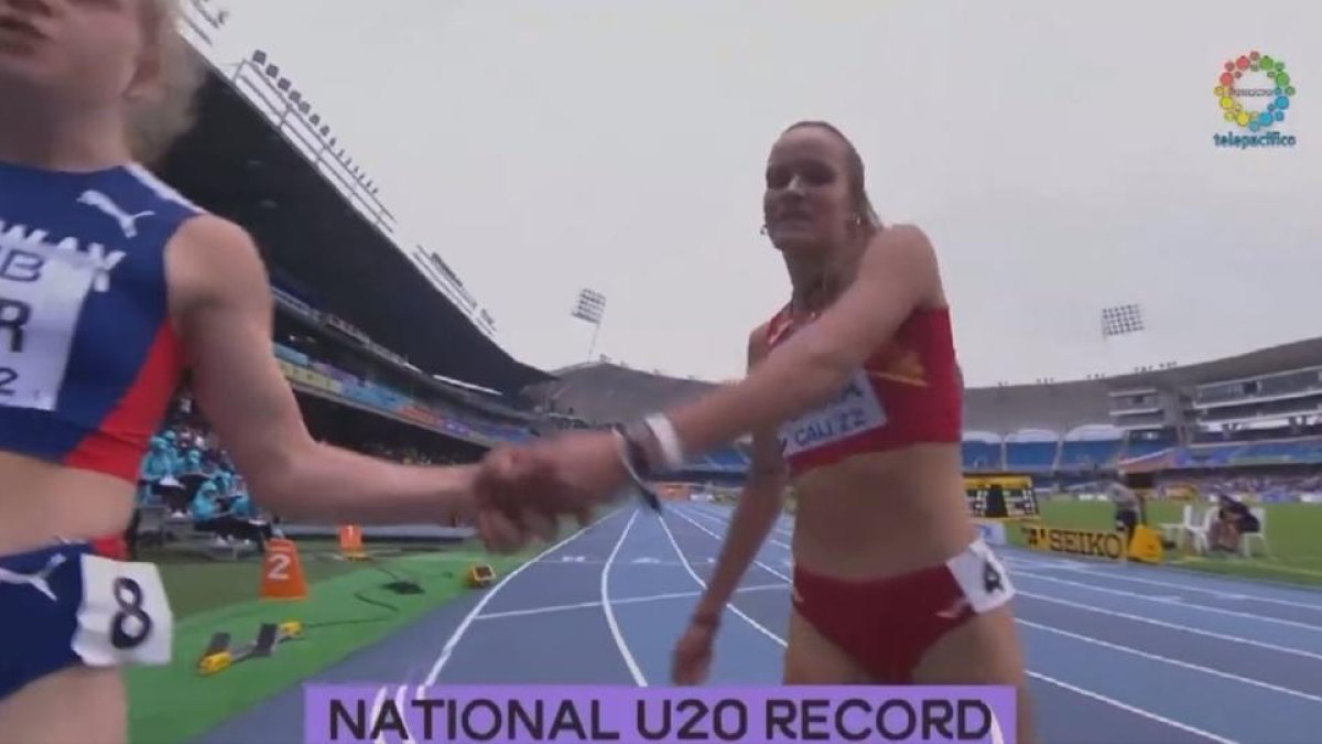 La lleidatana Berta Segura marca un nou rècord d'Espanya en els 400 metres en el seu debut al Mundial sots-20