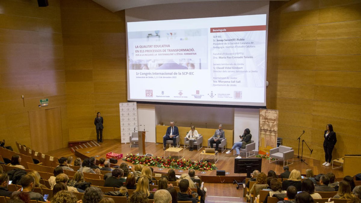 Los pedagogos debaten en Lleida sobre la calidad educativa