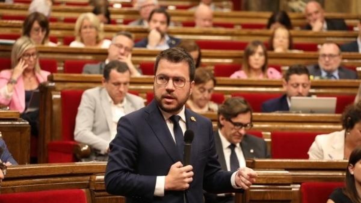 El president de la Generalitat, Pere Aragonès.