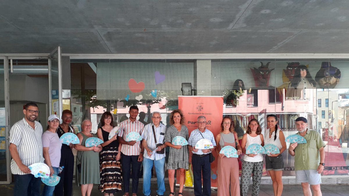 La presentación del proyecto “Conviu al Barri”, ayer en l’Ereta.