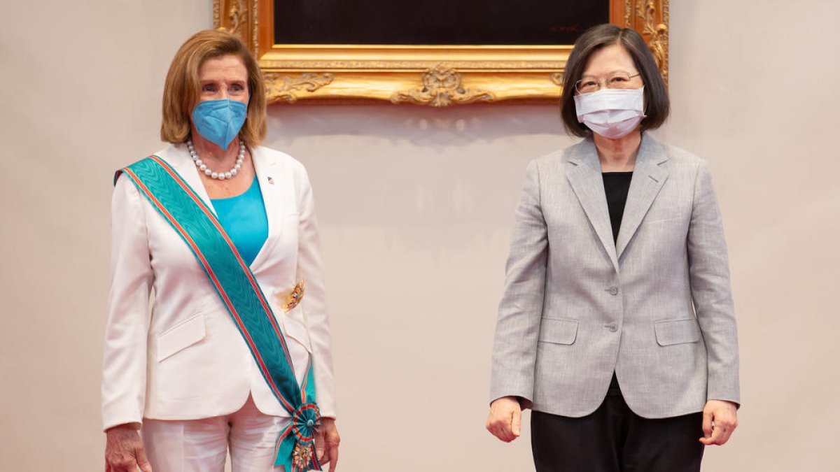 Pelosi i Tsai.